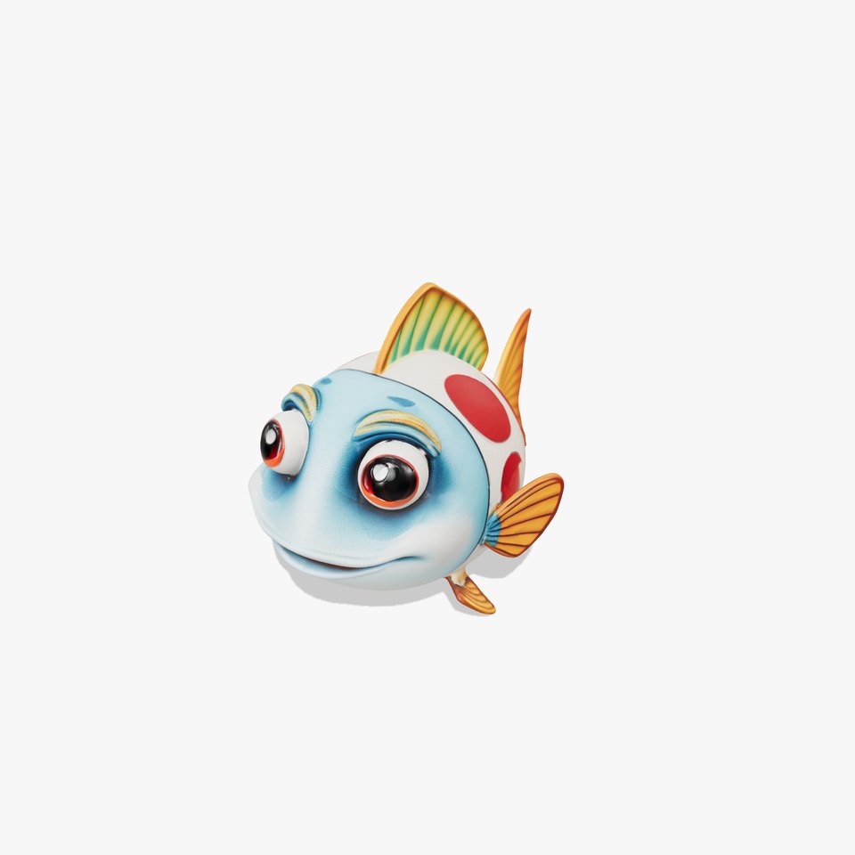 Cartoon Fish Model Pack for Animation and Games