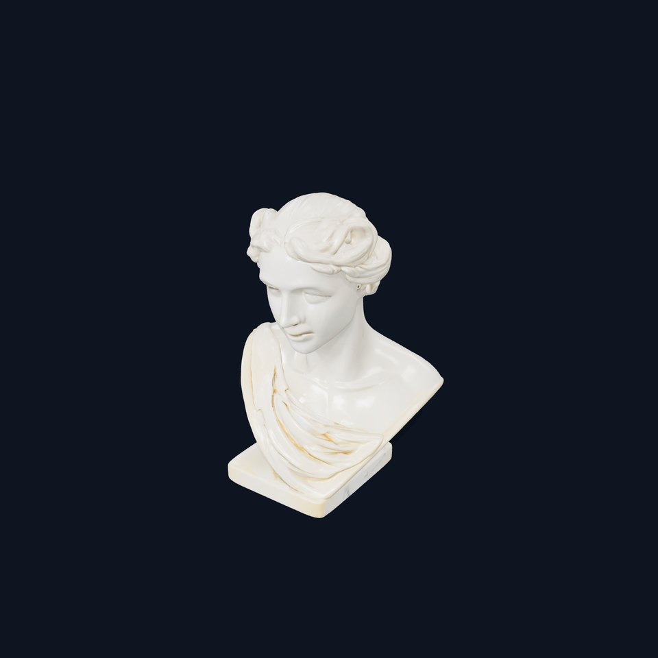 Classical Marble Bust Model Pack for Rendering and Games