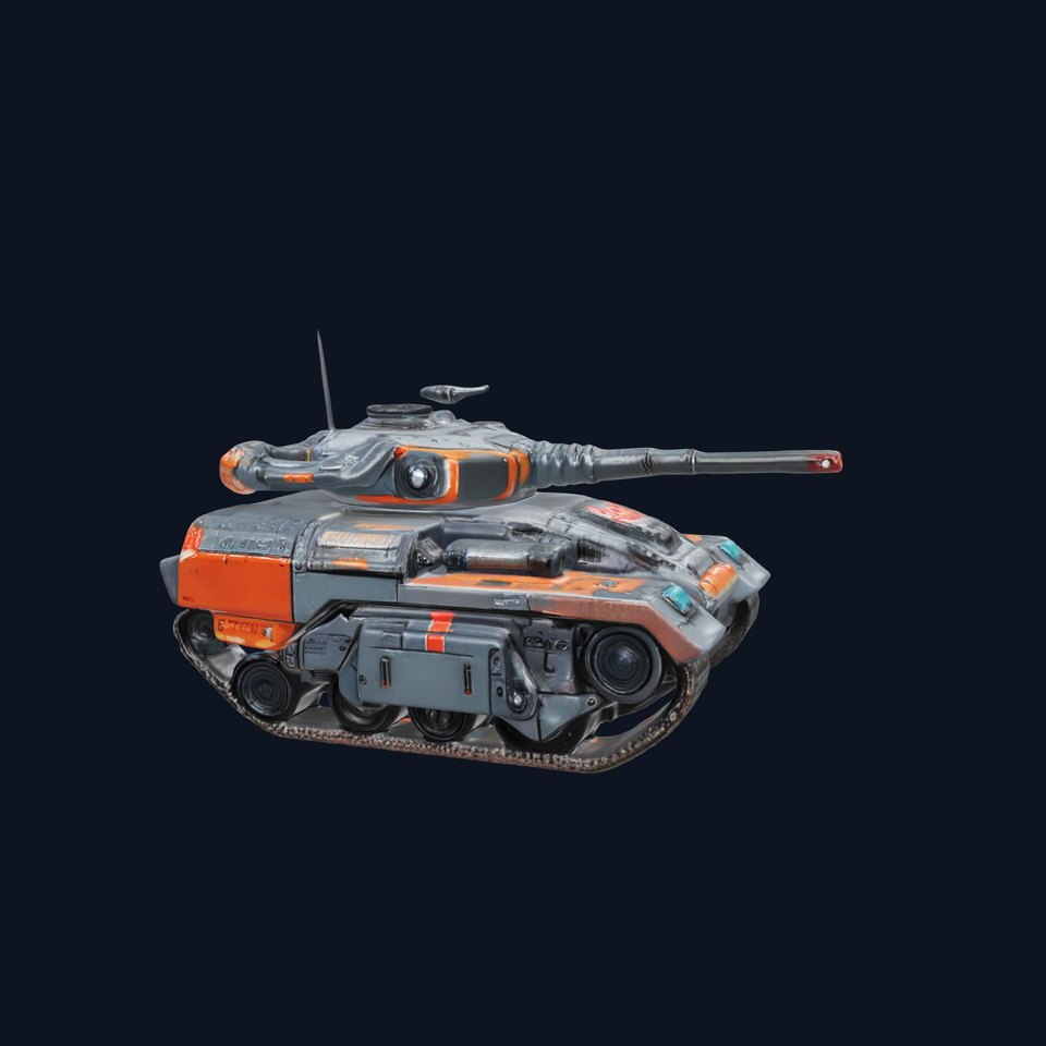 Futuristic Tank Model Pack with Advanced Textures and Detail