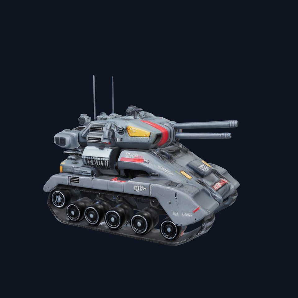 Futuristic Tank Model Pack with HighDetail Design