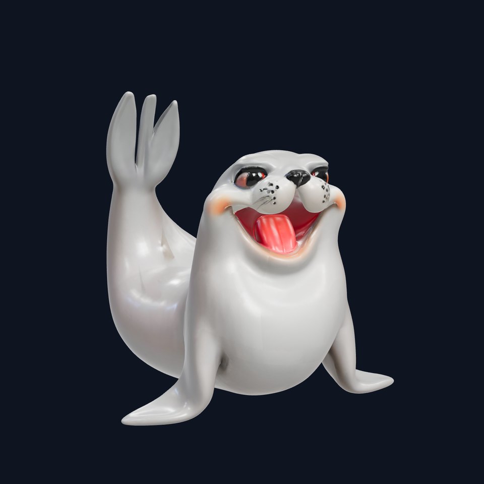 Adorable Seal Model Pack for Animation and Games