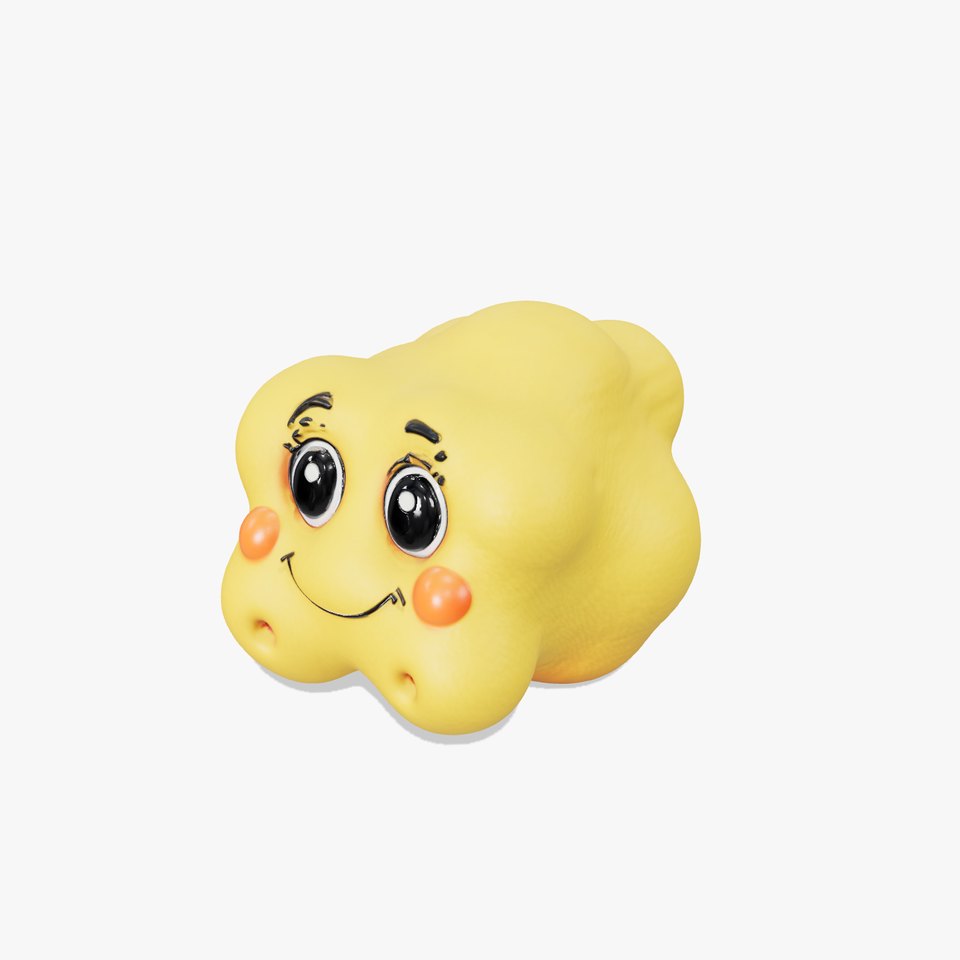 Cute Smiling Star Character Model Pack for Games and Animation