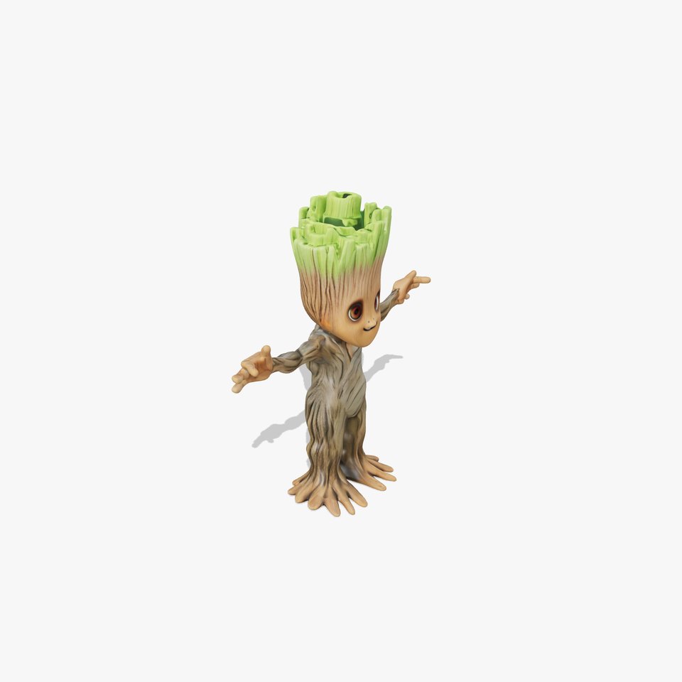 Tree Creature Rigged and Animated D Model  Compatible with Mixamo