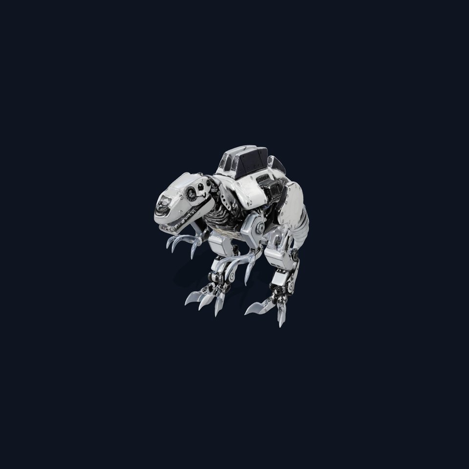 Futuristic Robotic Dinosaur Model Pack