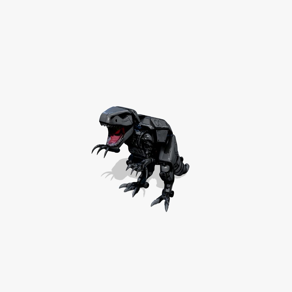 Futuristic Mechanical Dinosaur Model Pack