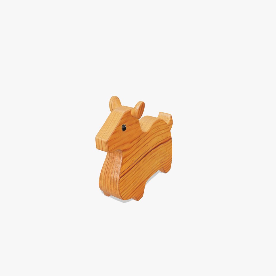 Wooden Animal Toy Model Pack