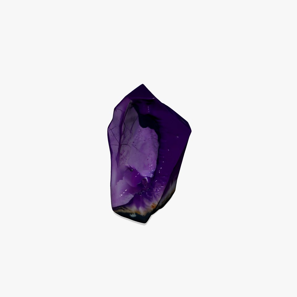 Amethyst Crystal Gemstone Model Pack