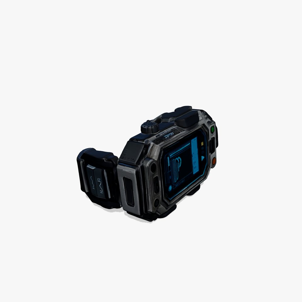 Futuristic Wearable Device Model Pack  SciFi Concept