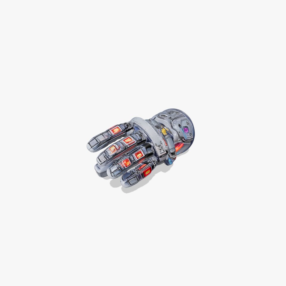 Futuristic Robotic Glove Model Pack with LED Accents