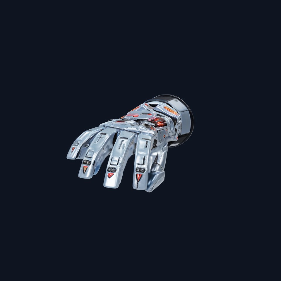 Futuristic Robotic Arm Model Pack with LED Accents