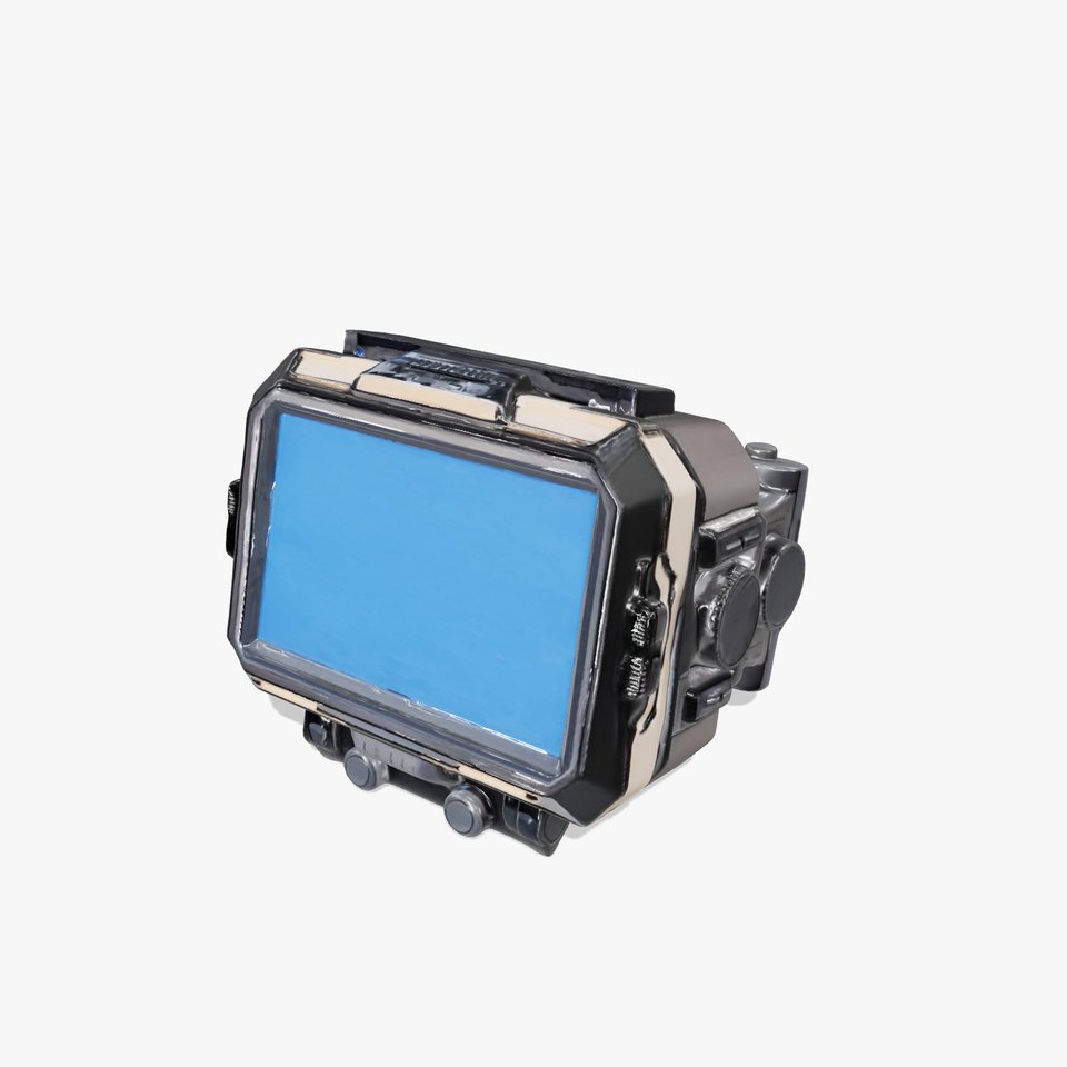 Futuristic Wrist Device Model Pack with Interactive Features
