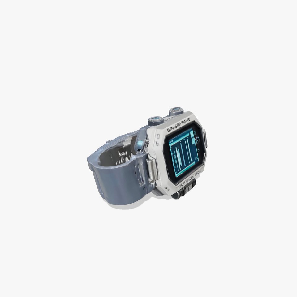 Futuristic Tactical Wristwatch Model Pack