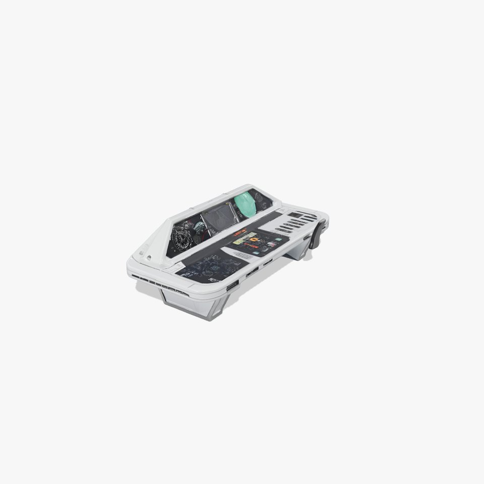 Futuristic Command Console Model Pack