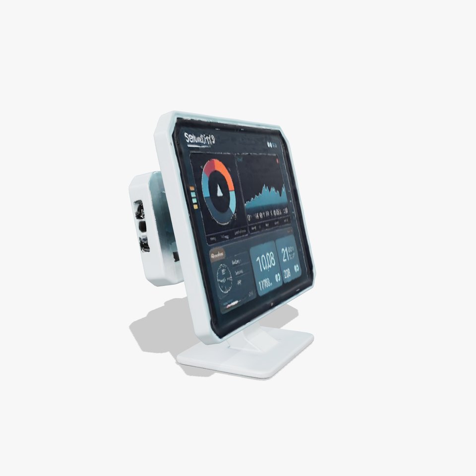 Futuristic Data Display Monitor model pack