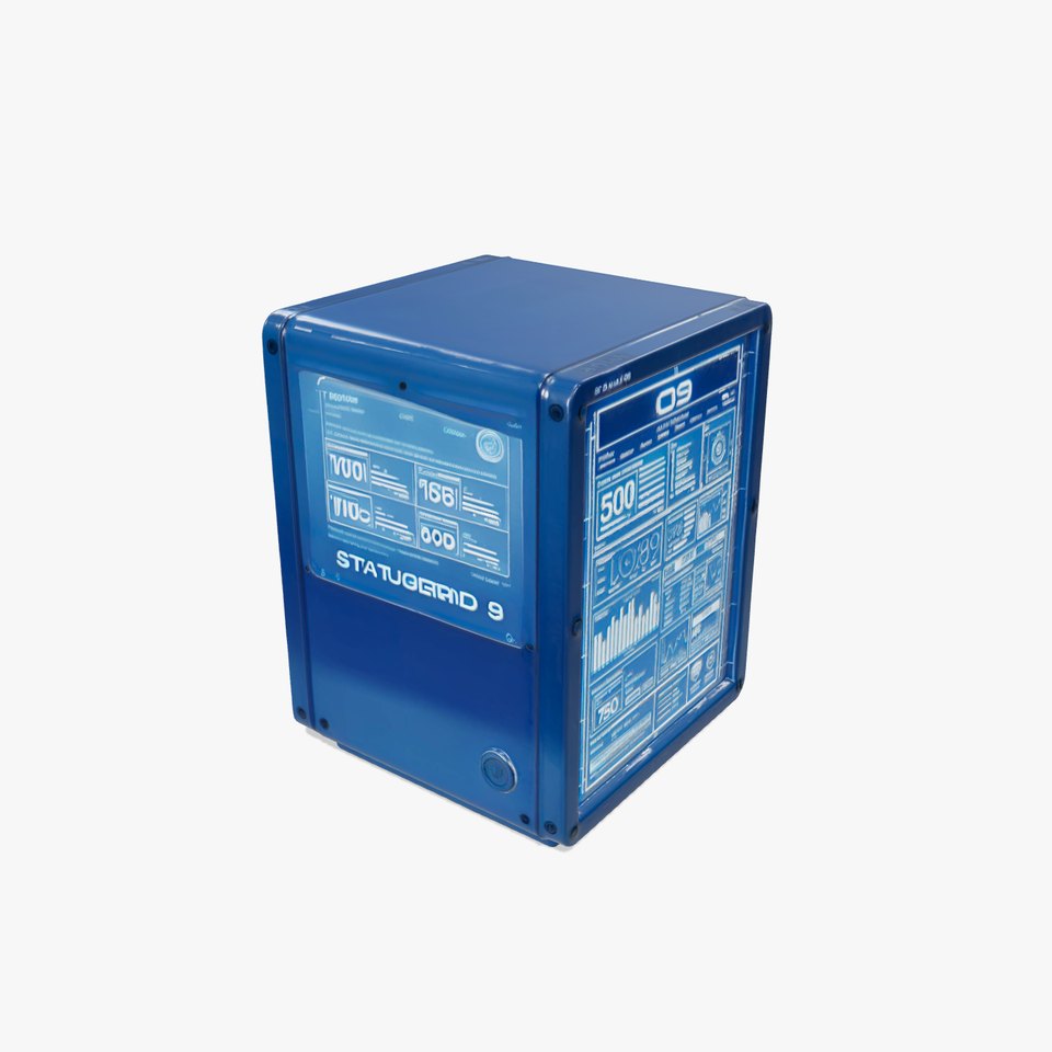 Futuristic Data Terminal model pack with Interactive Display