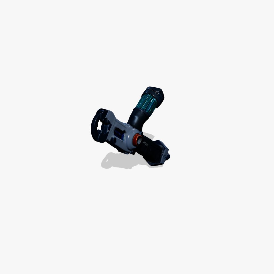 Futuristic Tool Model Pack with Blue LED Display