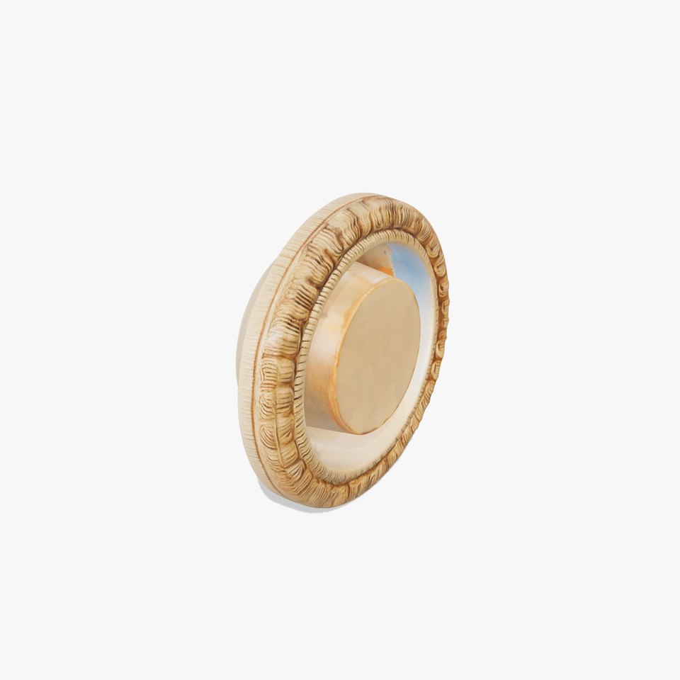 Intricately Carved Wooden Bowl Model Pack