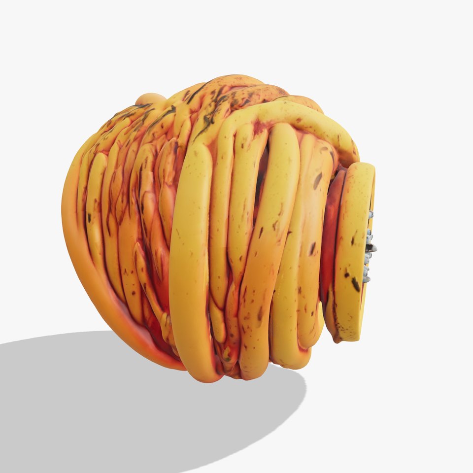 Coiled Industrial Cable Connector model pack