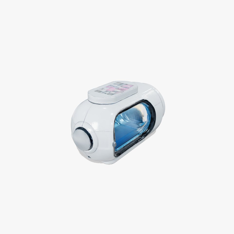 Futuristic Hologram Display Device Model Pack