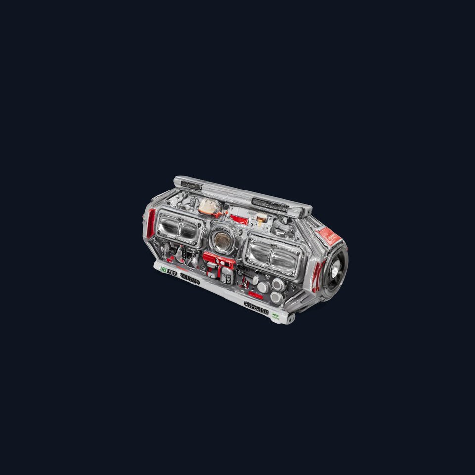 Futuristic Console Panel Model Pack