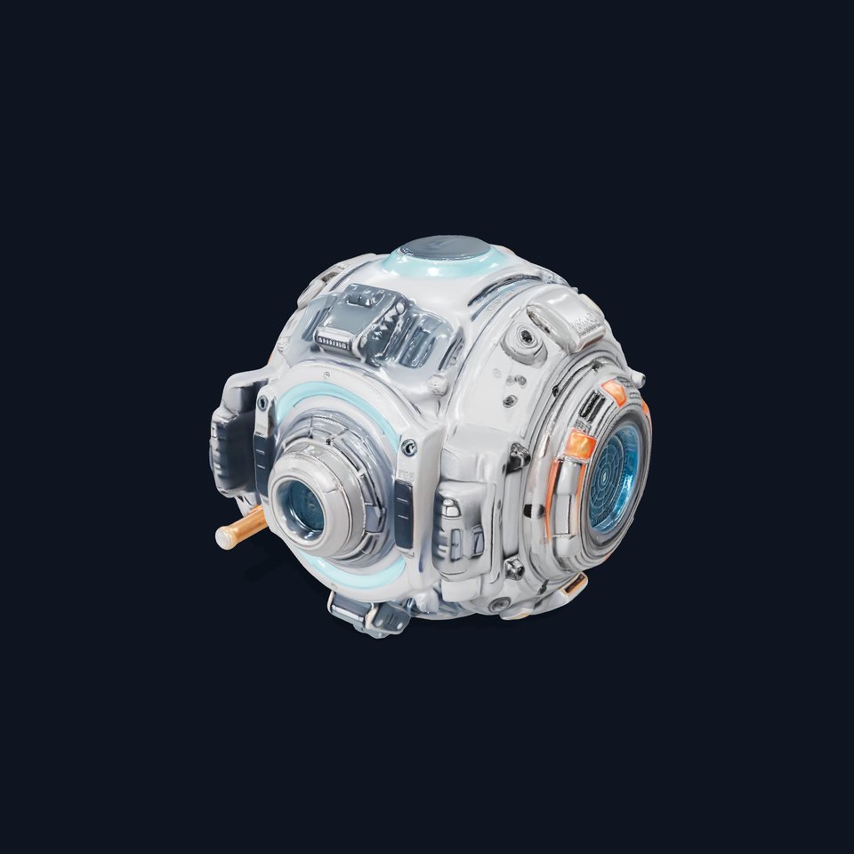 Futuristic Spherical Device Model Pack