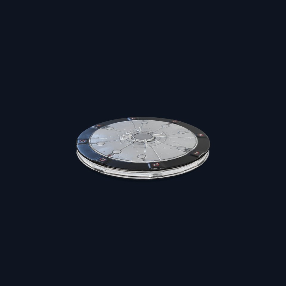 Futuristic Landing Pad model pack