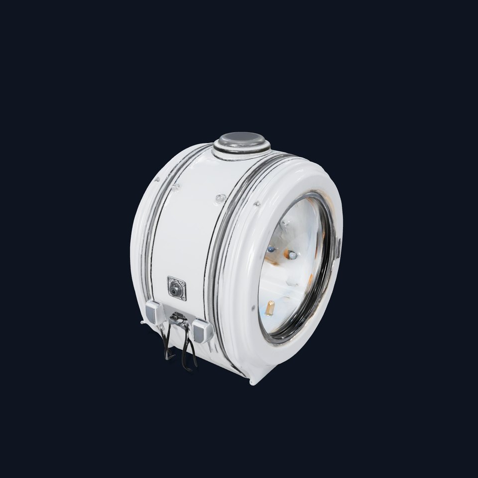 Futuristic Capsule Interior Model Pack