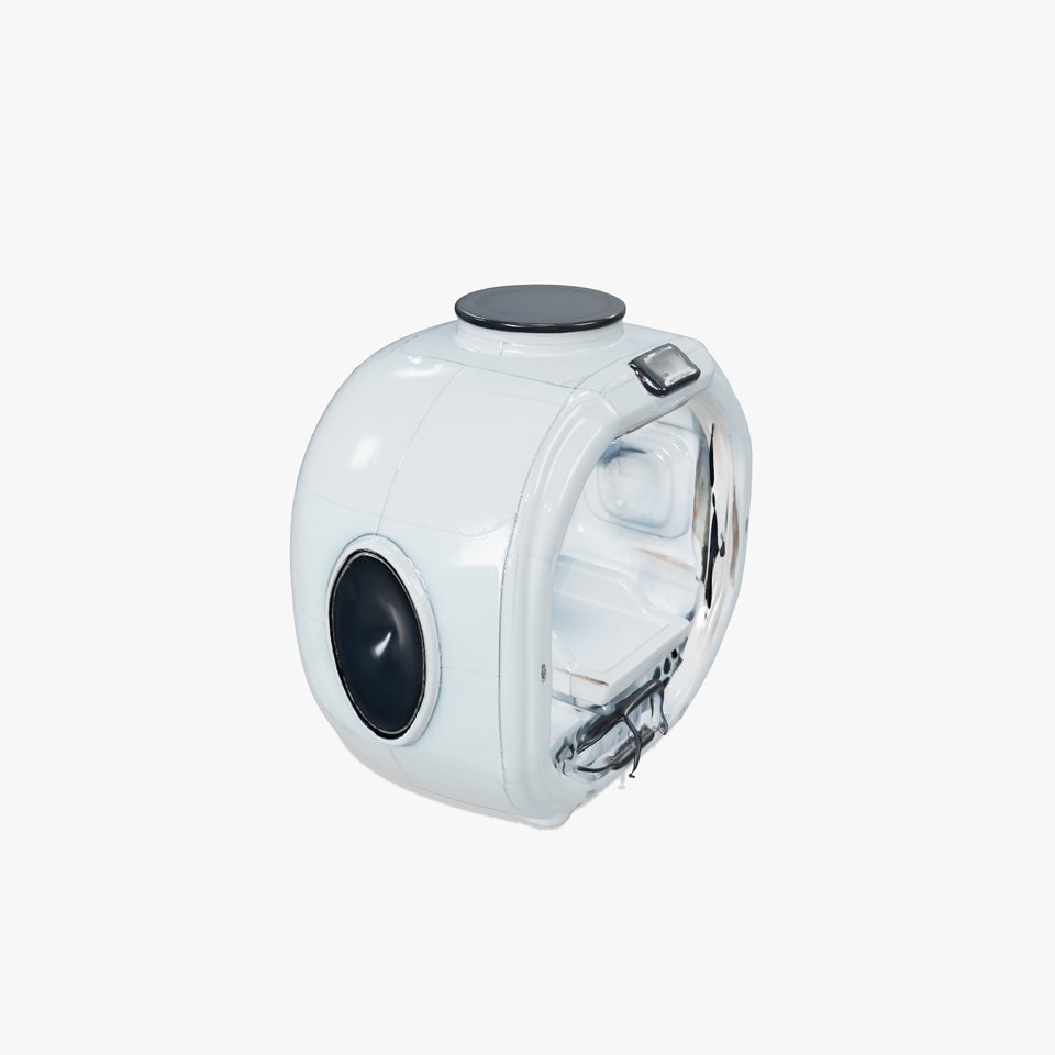 Futuristic Medical Pod Model Pack
