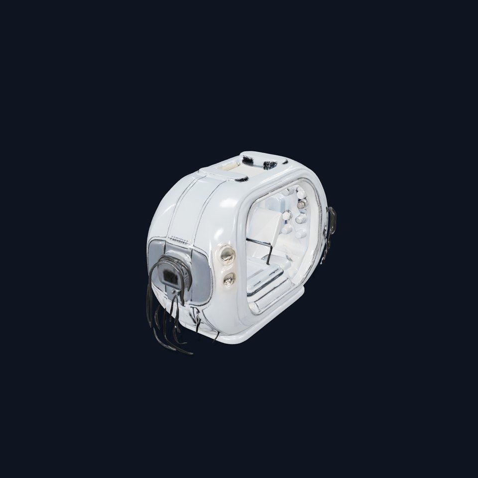 Futuristic Medical Chamber Model Pack