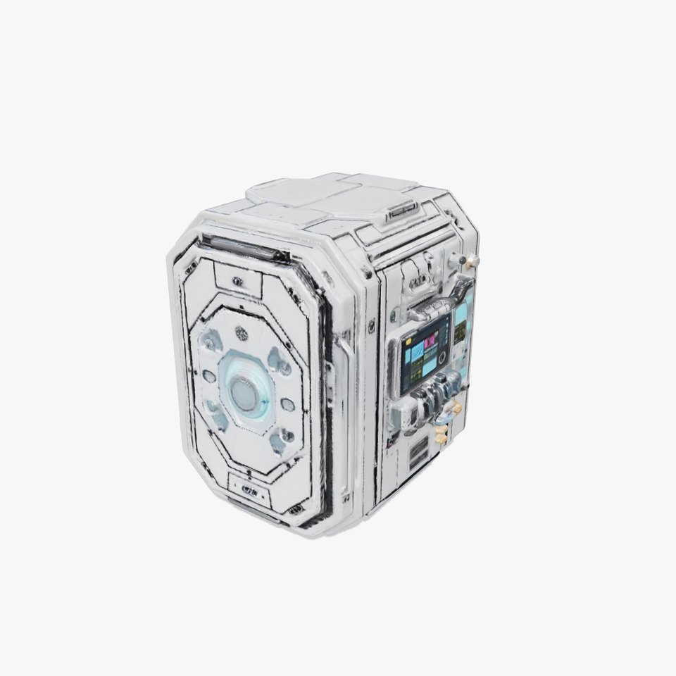 SciFi Control Panel model pack with futuristic design