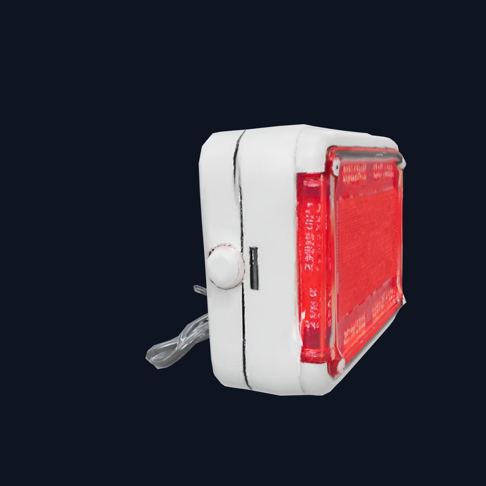 Retro Electric Signboard Model Pack with Red Illumination