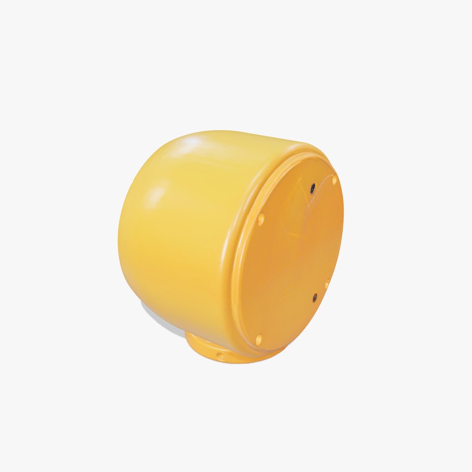 Industrial Warning Light Model Pack with Detailed Geometry
