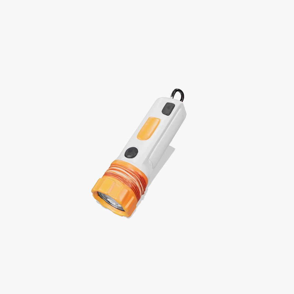 Handheld Flashlight Model Pack with Textured Detail