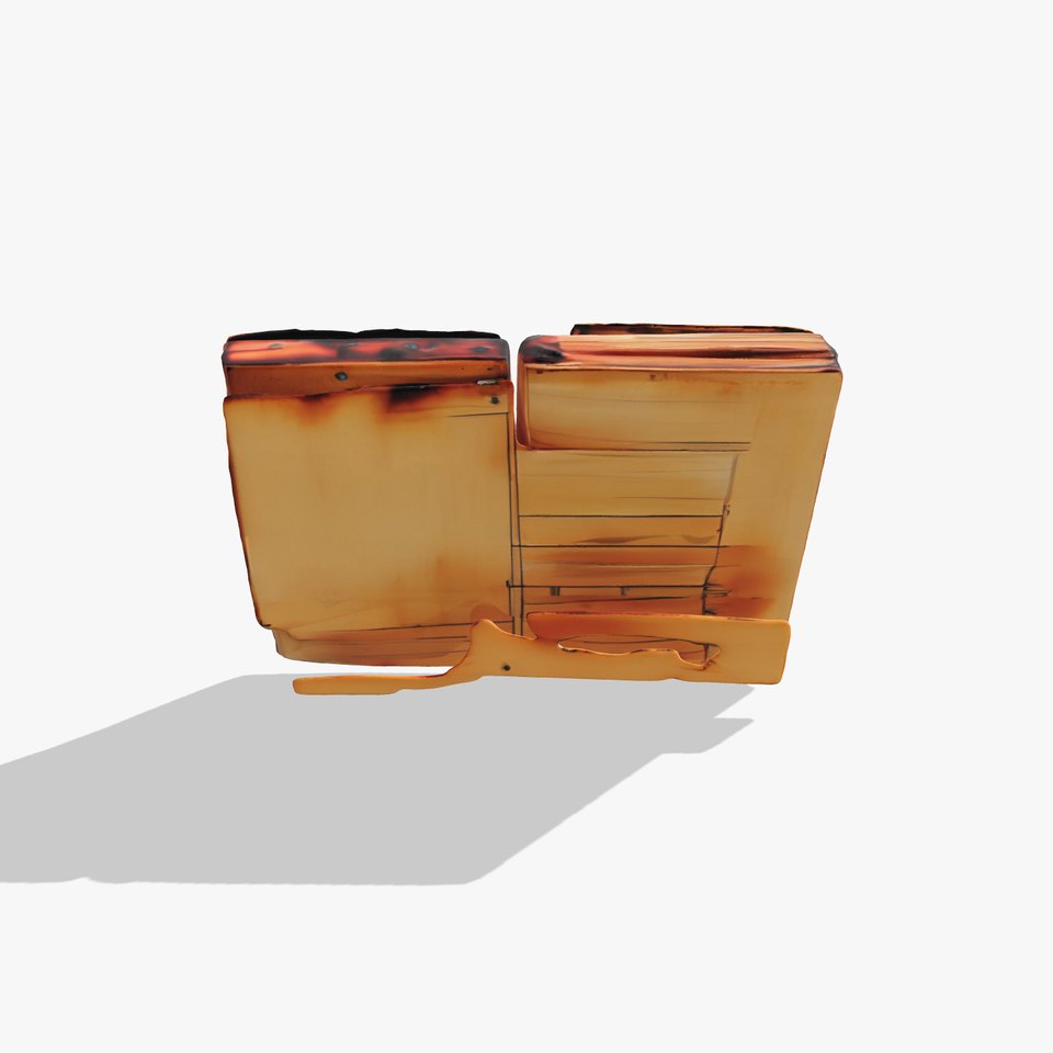 Burnt Book Pages Model Pack