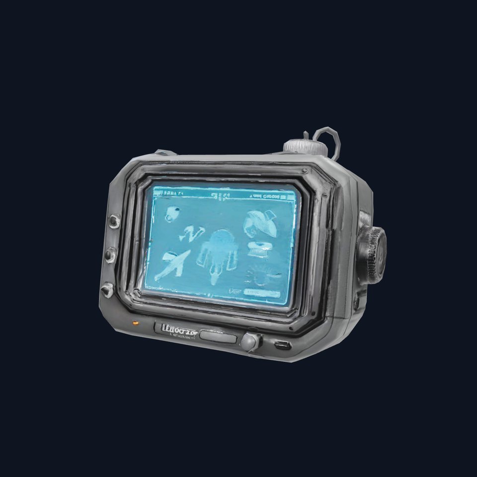 Futuristic Handheld Device Model Pack