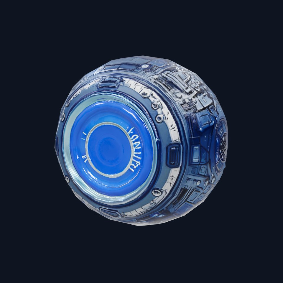 Futuristic Energy Sphere Model Pack