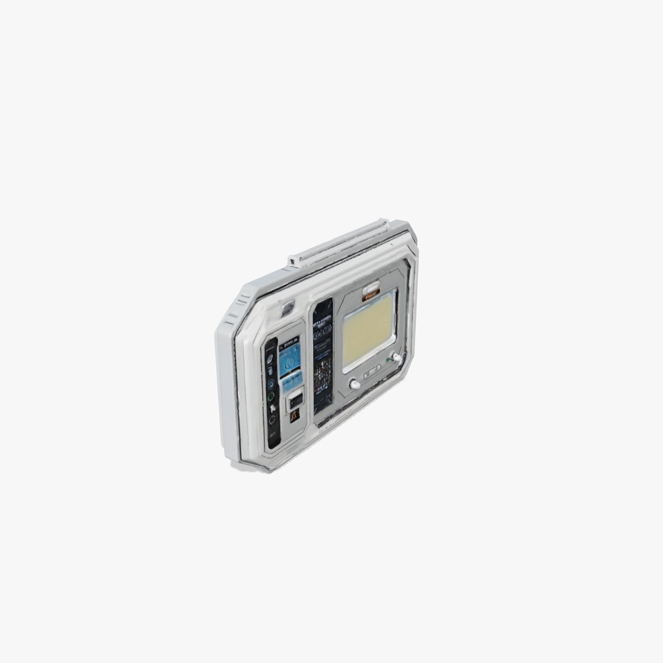 Futuristic Control Panel Display model pack