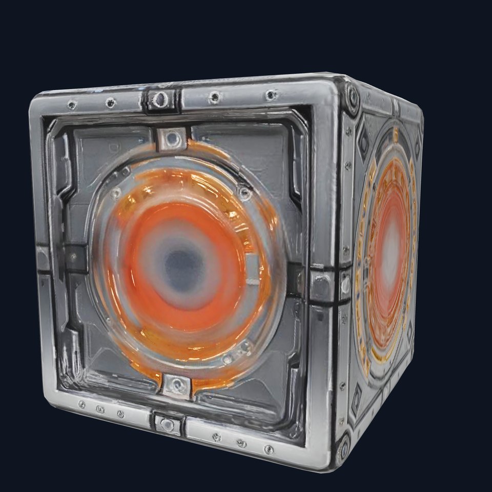 Futuristic SciFi Panel with LED Lights Model Pack