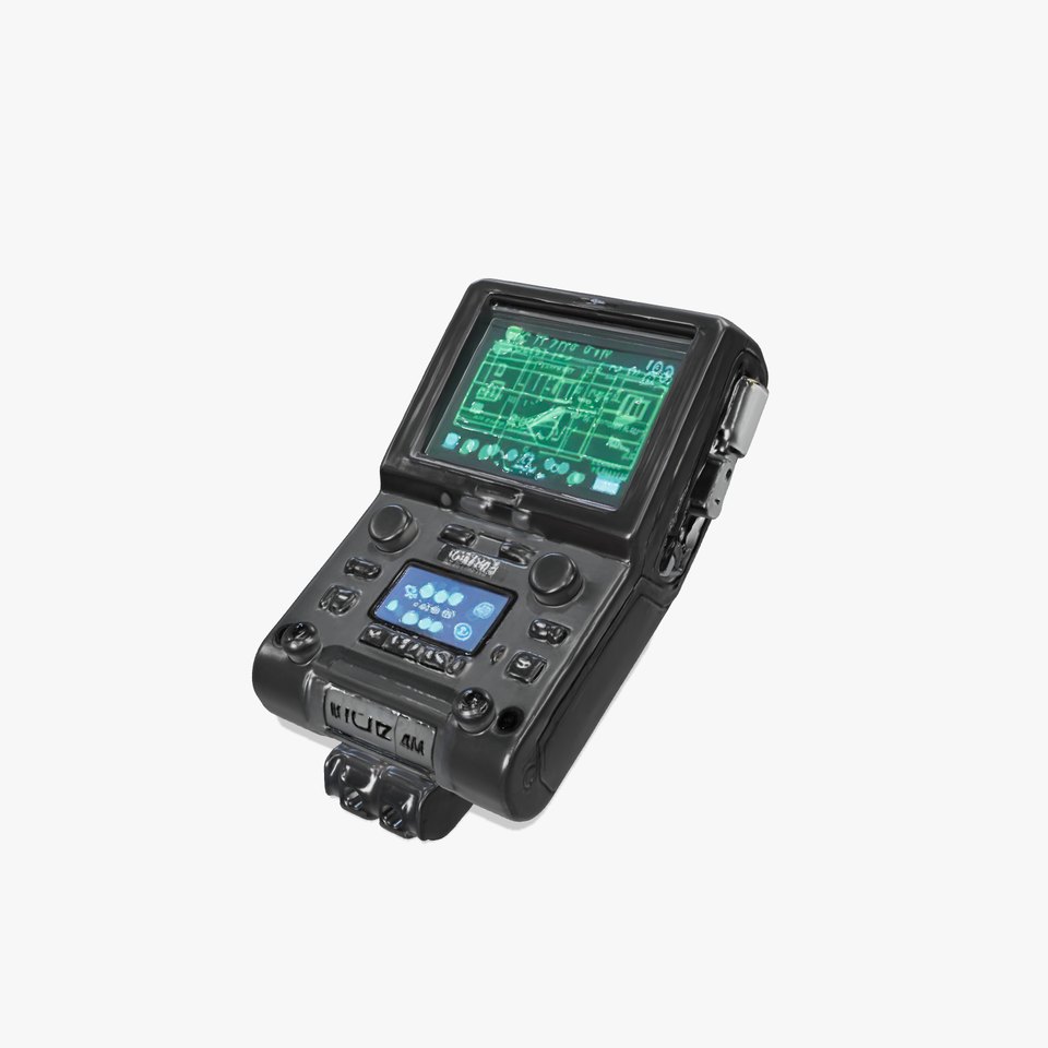 Futuristic Device Model Pack with Interface Display
