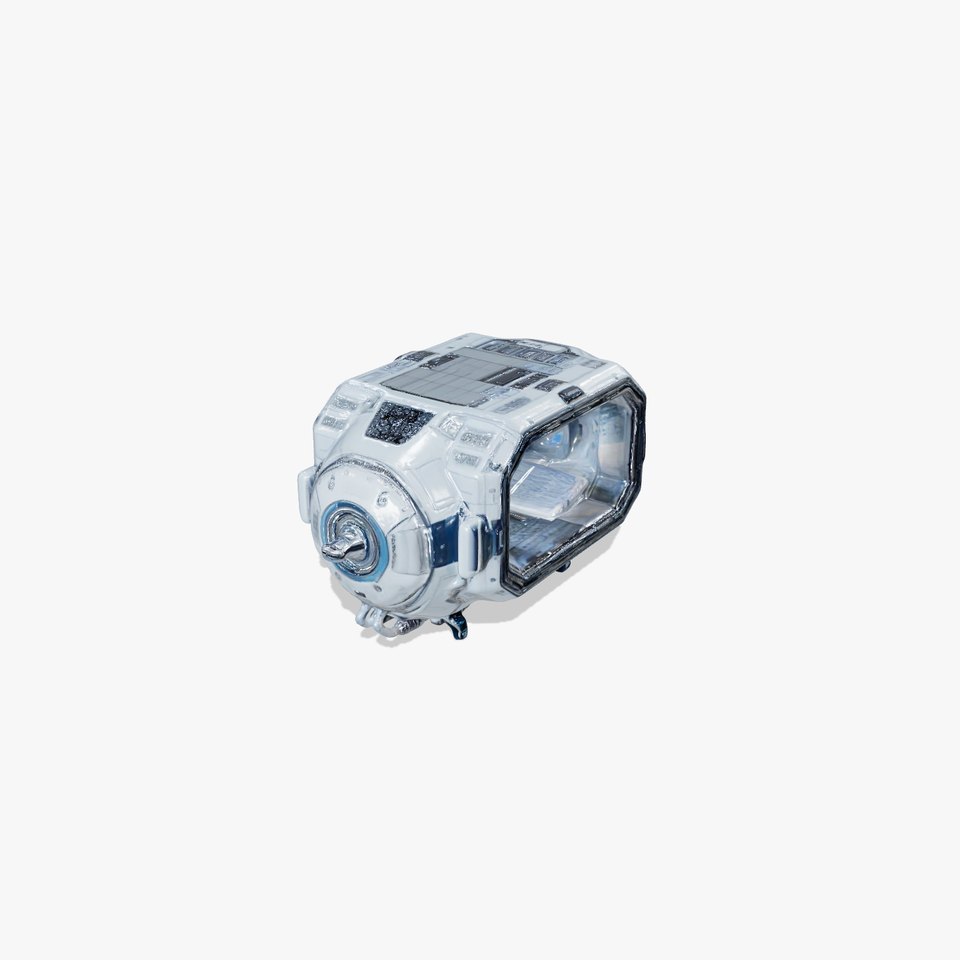 Futuristic Hypersleep Pod Model Pack