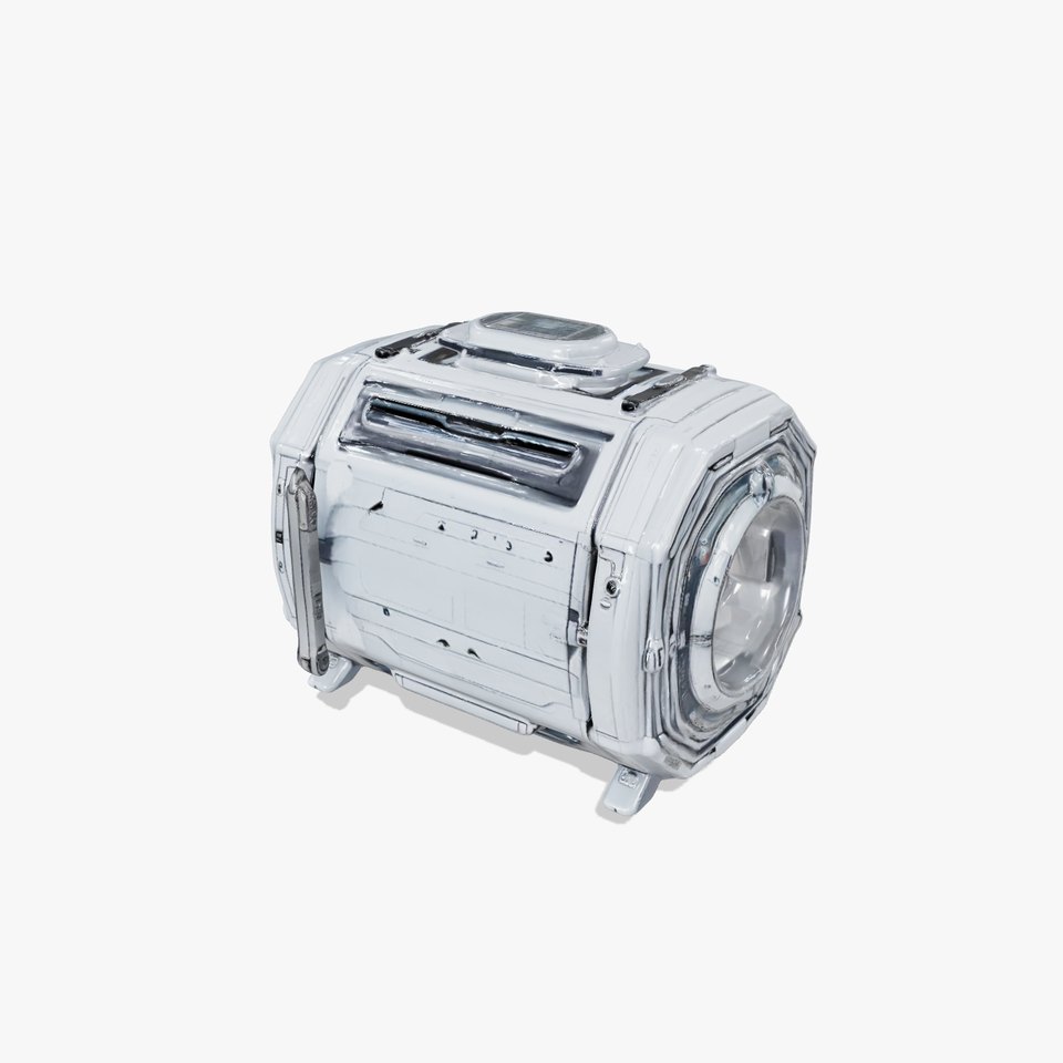 Futuristic SciFi Pod model pack