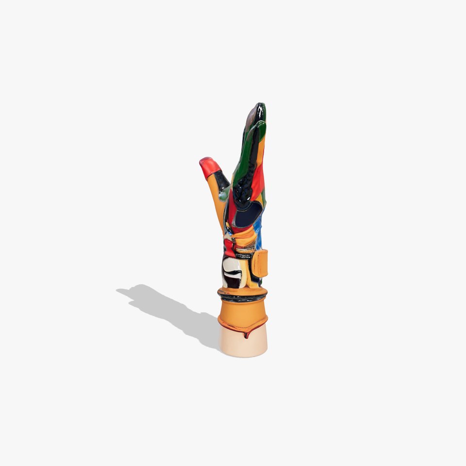 Colorful Patchwork Glove Model Pack