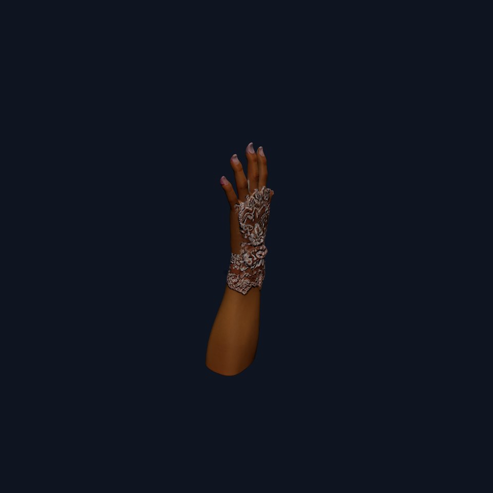 Lace Glove Hand Model Pack