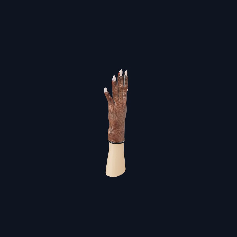 Elegant Mesh Glove Hand Model Pack