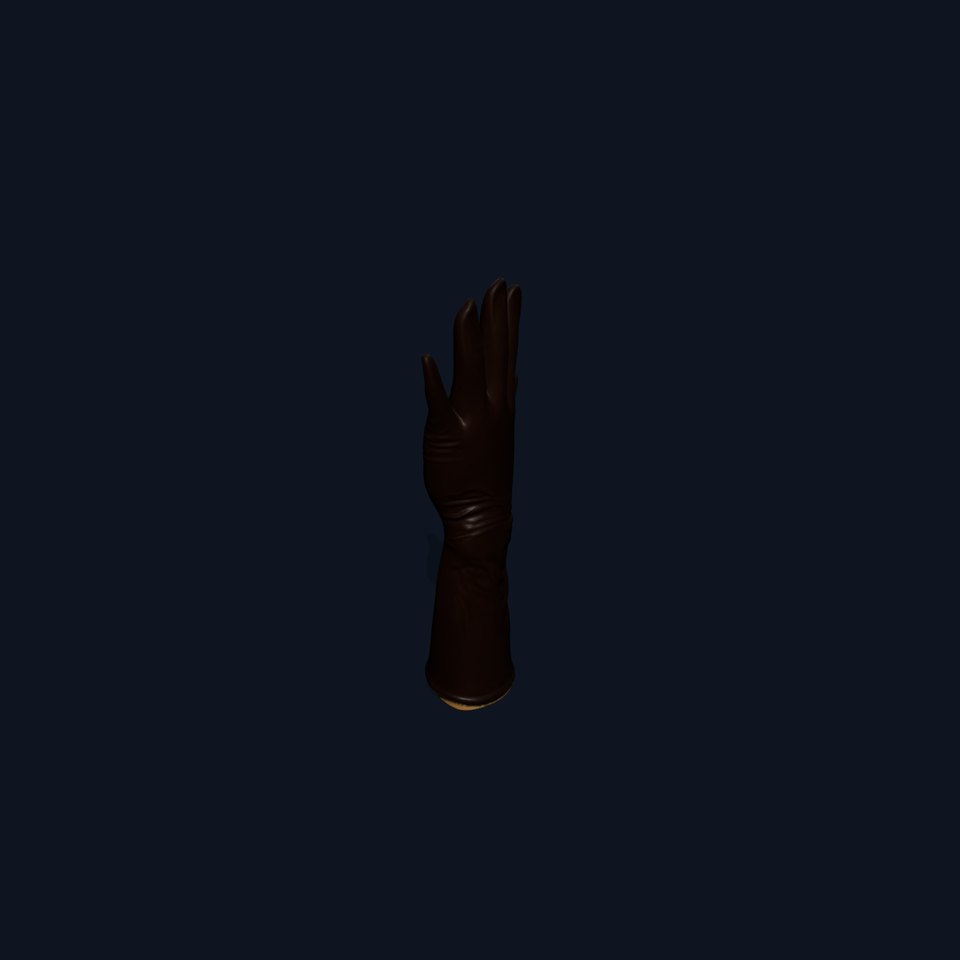 Elegant Velvet Glove Model Pack