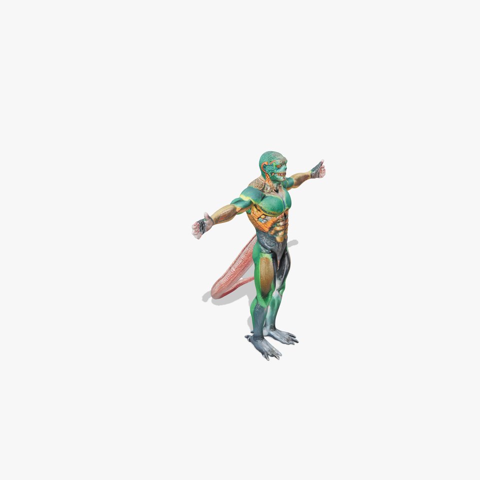 Reptilian Warrior Model Pack for Game and Animation