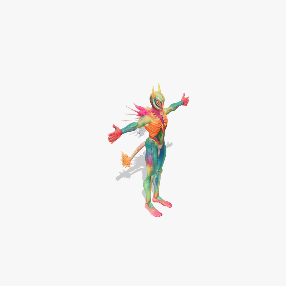 Fantasy Creature with Wings Model Pack