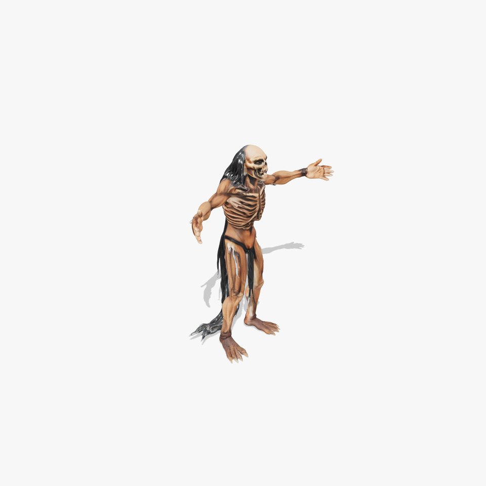 Skeletal Creature Model Pack with PBR Textures