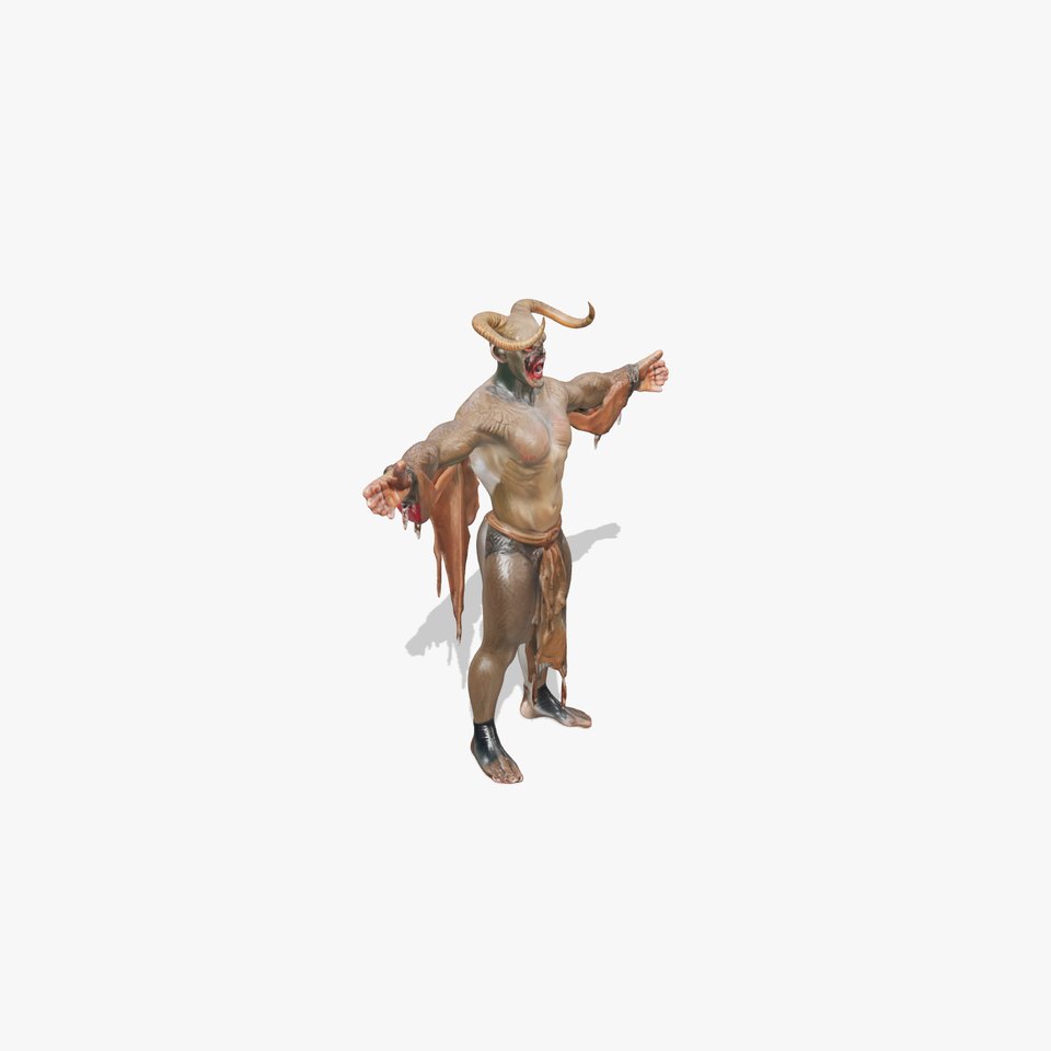 Demon Character Model Pack with Detailed Textures