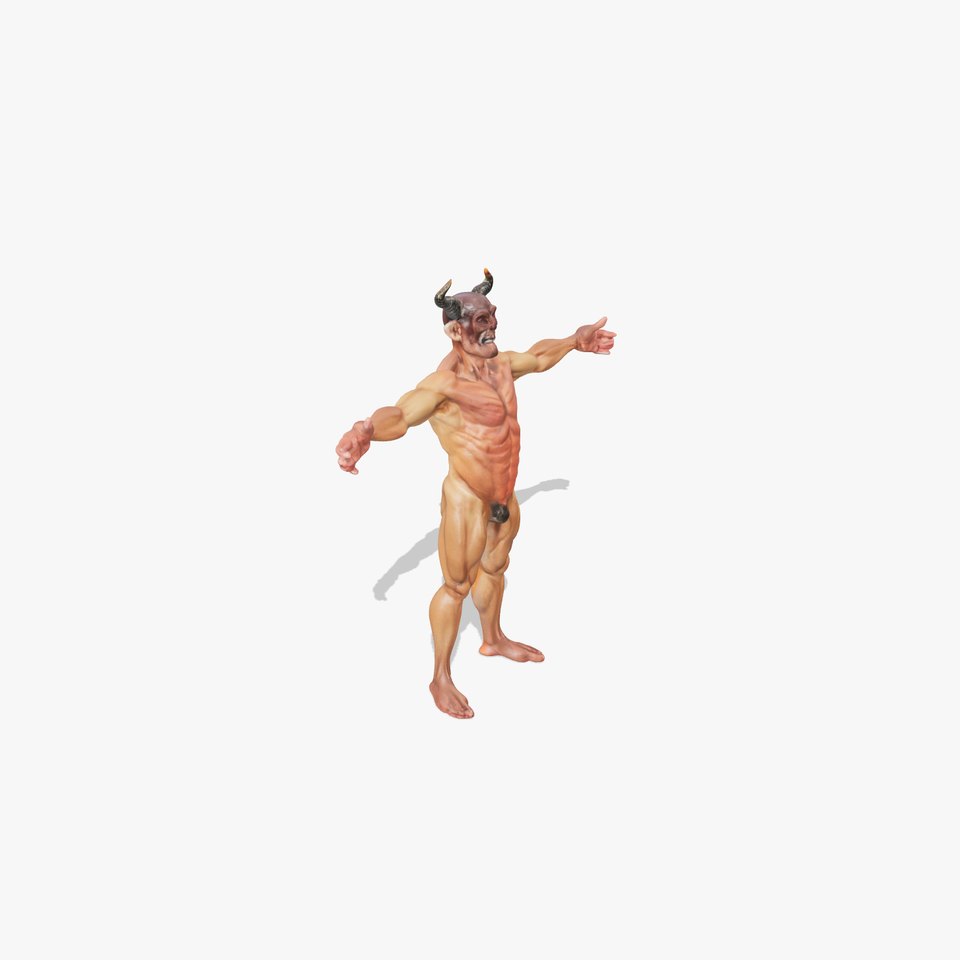 Demonic Creature Model Pack with Detailed Anatomy